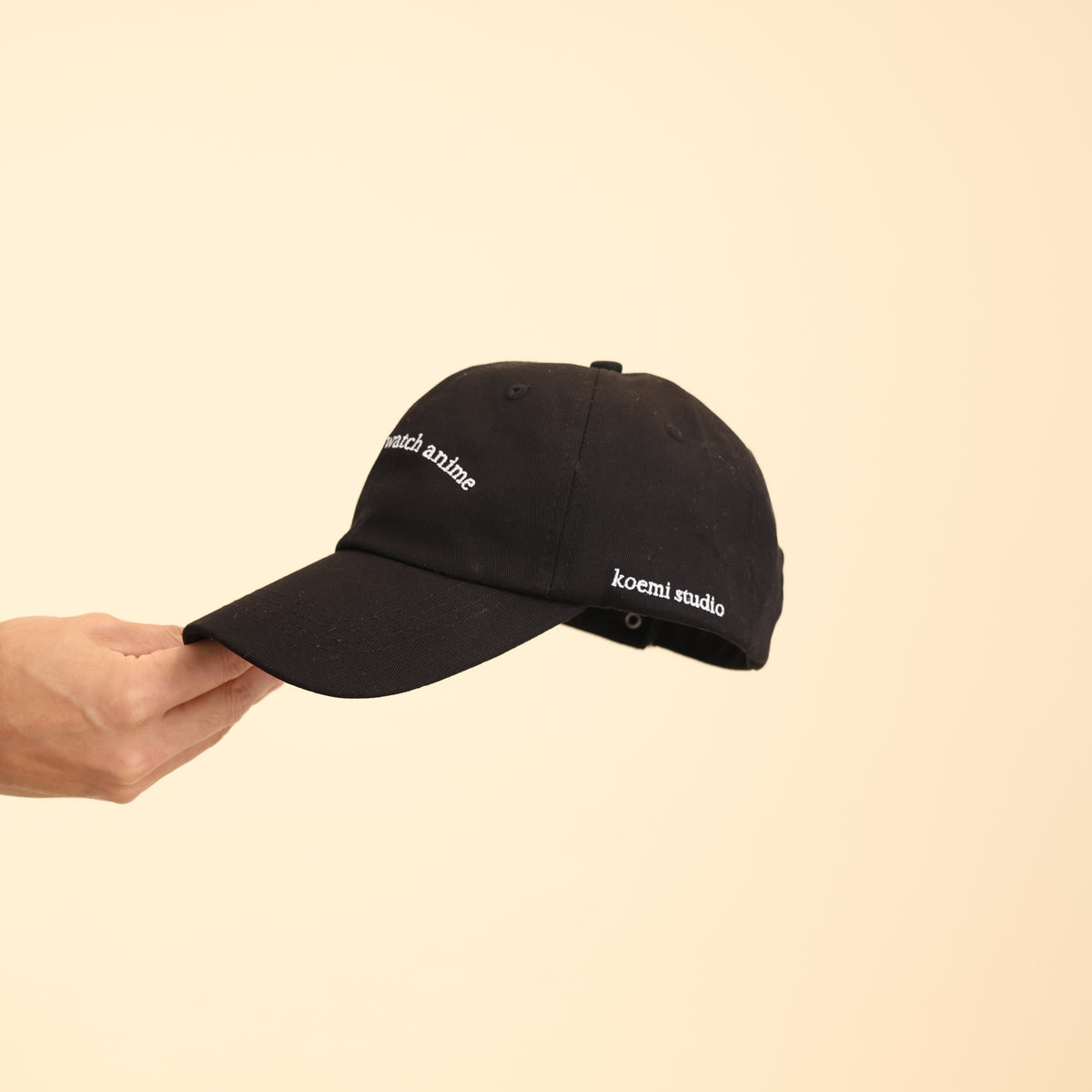 Anime Hat Black