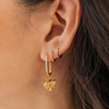 demon slayer hashira rengoku gold earring 