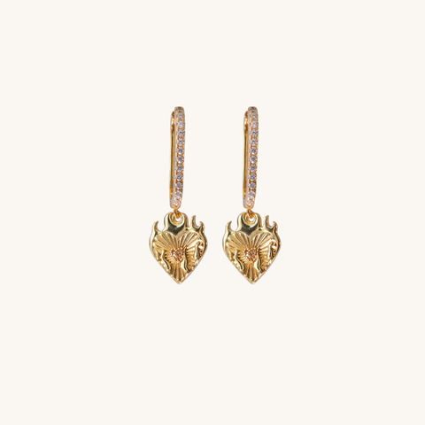demon slayer rengoku earrings
