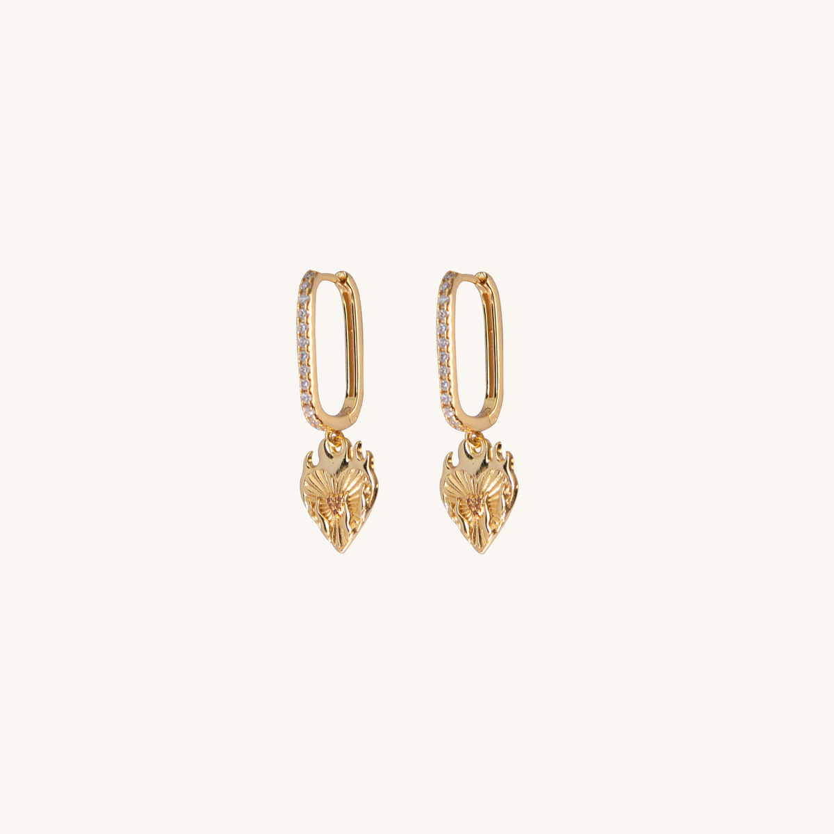 demon slayer rengoku earrings