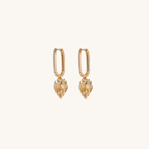 demon slayer rengoku earrings