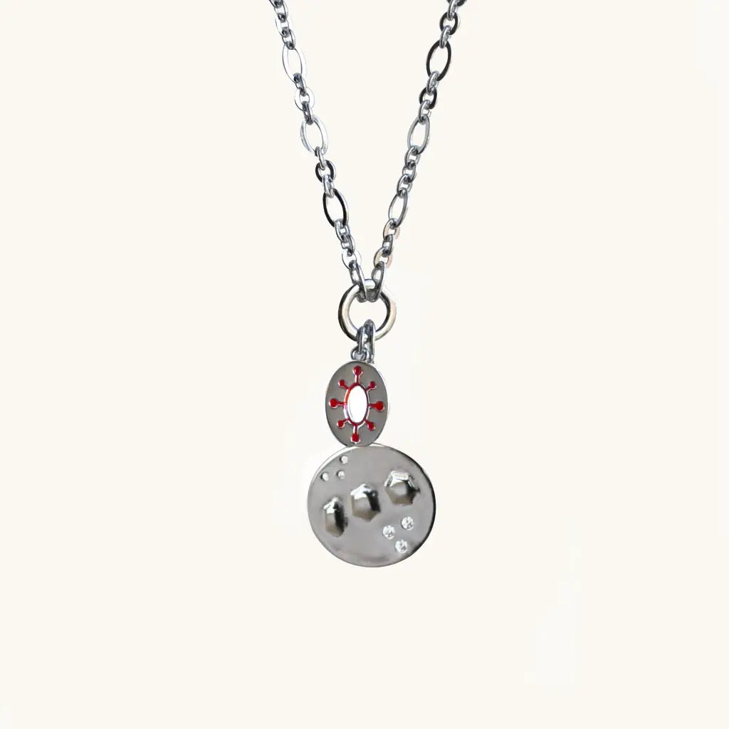 tengen uzui flashy necklace in silver