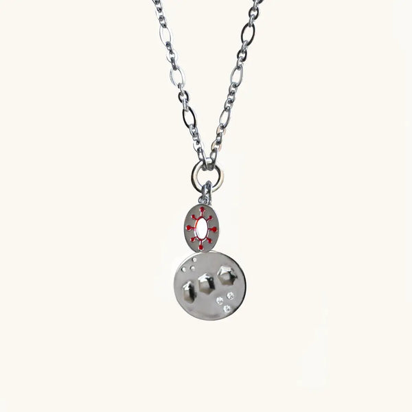 tengen uzui flashy necklace in silver